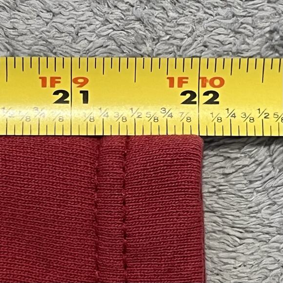 LL Bean Shorts Mens 2XL Red Athletic Fleece Russell Athletic USA Made Vintage - Picture 13 of 16